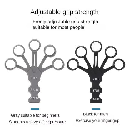 Finger Gripper Finger Exerciser Guitar Finger Exerciser 6 Resistant Levels Recovery Physical Tools Hand Strengthener for Patient