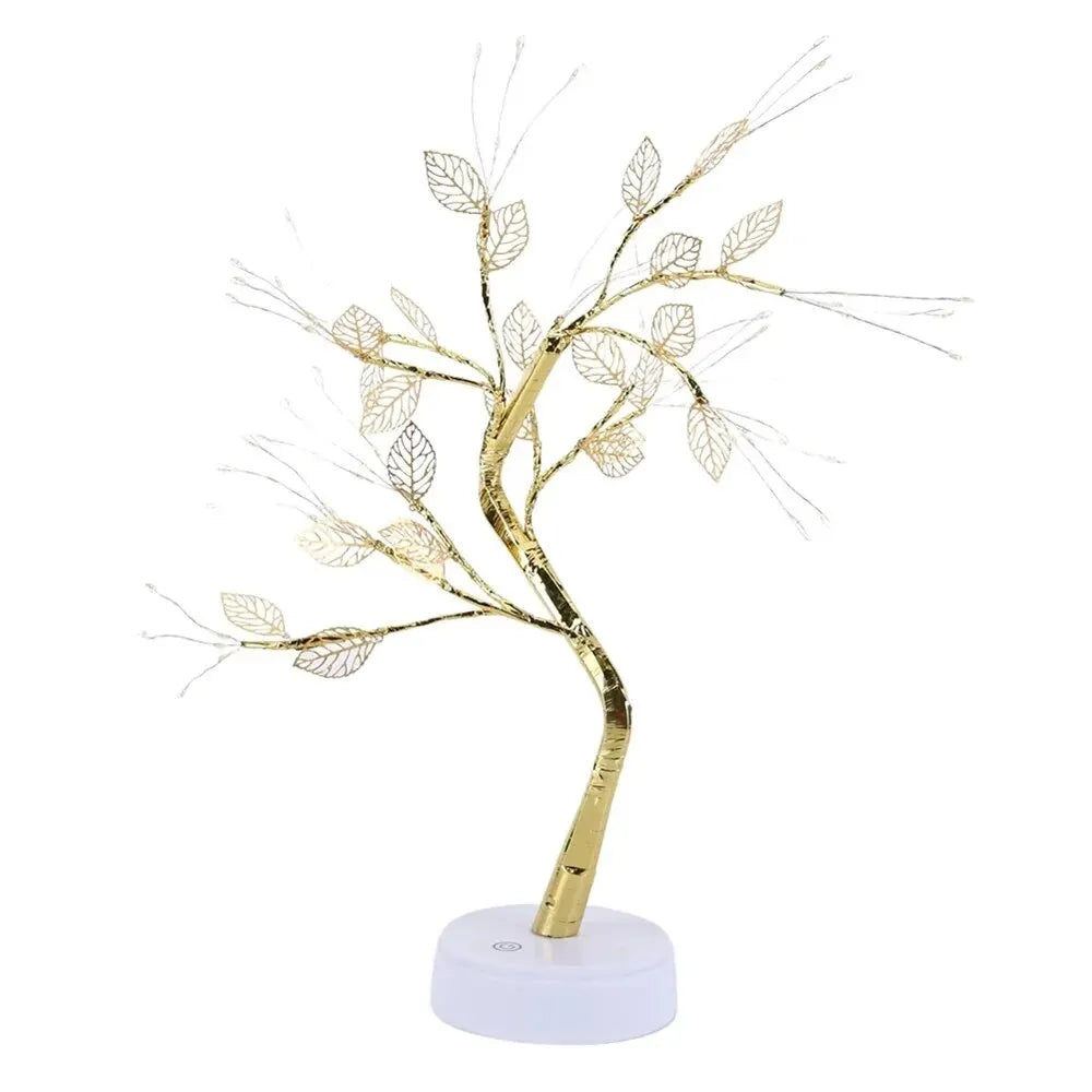 ReyLuxe 23  - LED Rose Leaf Table Lamp USB  -Lights Home DIY Bedroom Decoration -Special Gift WOW!!!