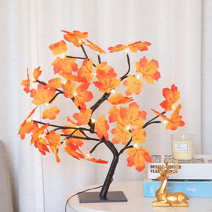 ReyLuxe 23  - LED Rose Leaf Table Lamp USB  -Lights Home DIY Bedroom Decoration -Special Gift WOW!!!