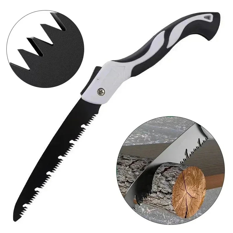 ReyLuxe23 - Folding Hand Saw for Tree Pruning and Woodworking - Portable Manual Hacksaw Tool and Accessories