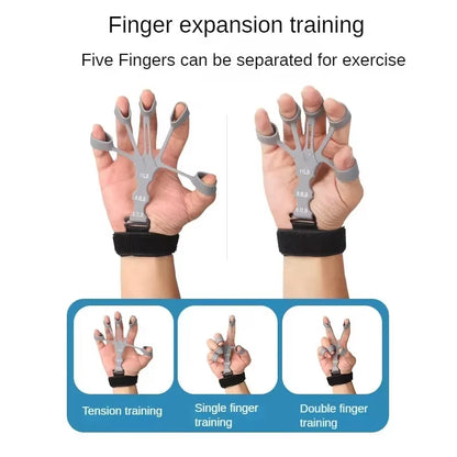 Finger Gripper Finger Exerciser Guitar Finger Exerciser 6 Resistant Levels Recovery Physical Tools Hand Strengthener for Patient